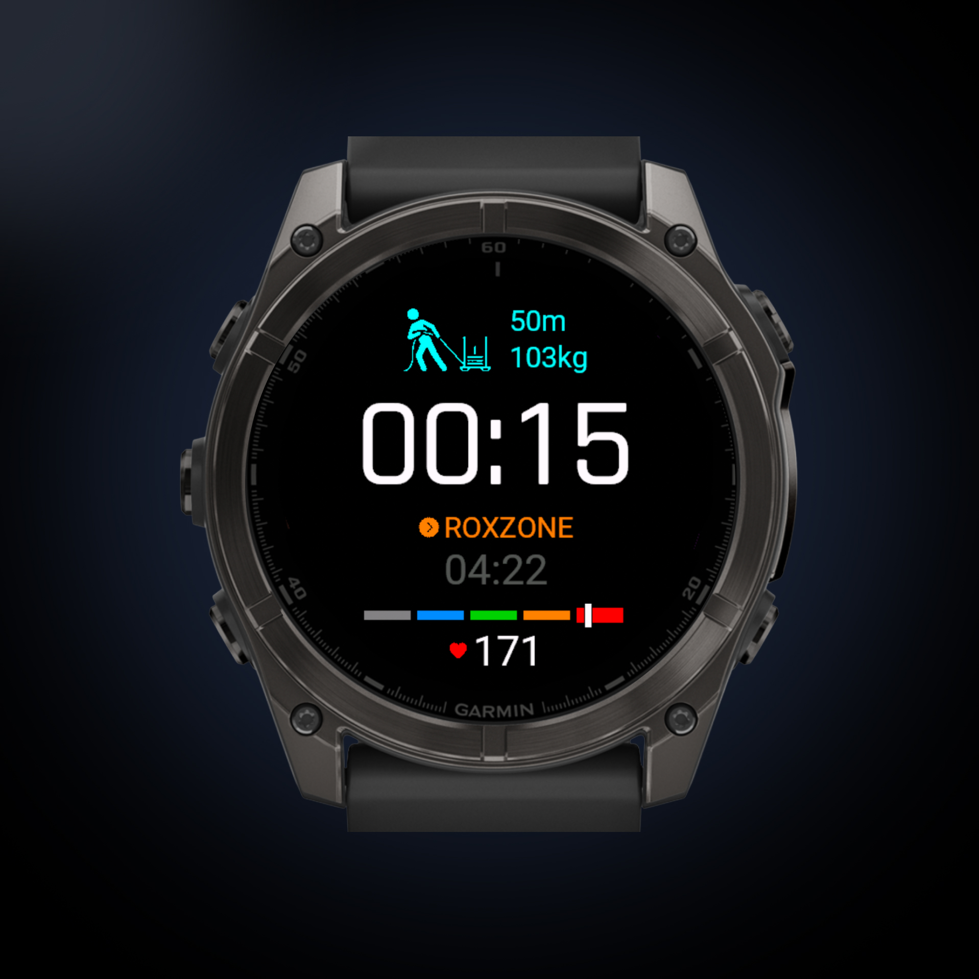 Roxzone on a Garmin watch
